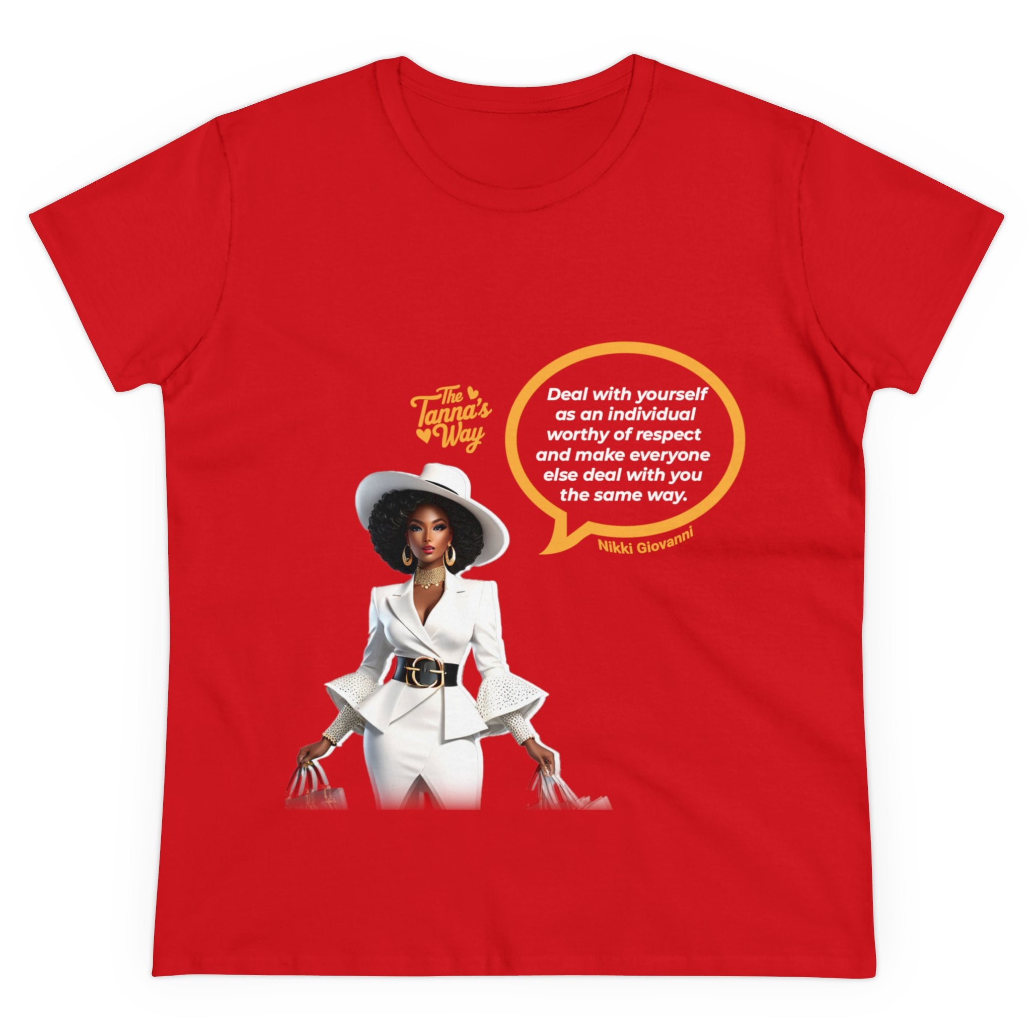 Nikki Giovanni Women's Midweight Cotton Tee
